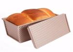 Foodservice NSF Gold Nonstick Aluminum Loaf Pans Corrugated Loaf Pan Bread Tin