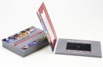 Custom print LCD video brochure,7 inch video booklet for direct marketing