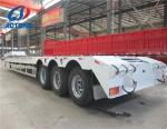 Mechanical/Air Suspension 3 Axle Container Side Low Loader Long Vehicle Semi
