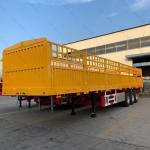 80 Tons Side Board Van-type Utility Cargo Truck Semi Trailer With Container Lock