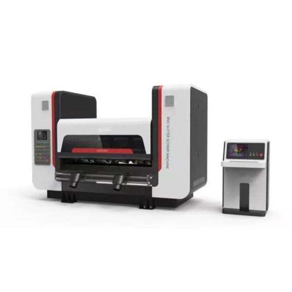 Corrugated Cardboard Cutting Machine with Thin Blade Slice Scorer 2500 KG