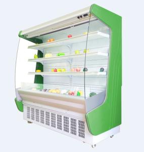 Wholesale Commercial supermarket multi deck refrigeration refrigerated wall cabinet multideck open chiller for fruits and vegetab from china suppliers