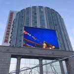 P10 Outdoor Led Display Tri Color Digital Billboards, Lightweight And High