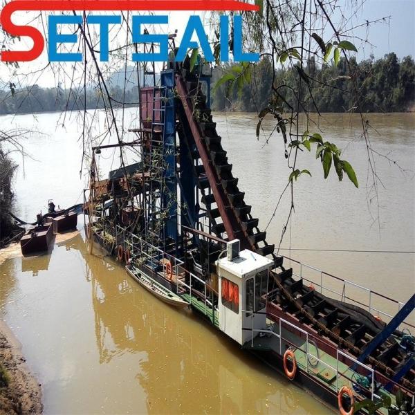 5.5kw-20kw Drum Screen Power Chain Bucket Gold and Diamond Mining Equipment for
