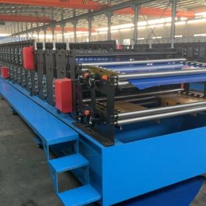 Wholesale 13-18 Stations Color Steel Panel Glazed tile and corrugated panel Roll Forming Machine from china suppliers