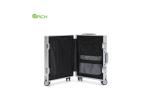 19.5" Aluminium Suitcase Hard Sided Luggage with Double Spinner Wheels