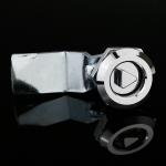 Triangular Zinc Alloy Quarter Turn Cam Lock With Torsional Wear Resistance