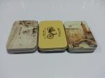 Mini Tin Can For Cards Packaging / Colorful Cellphone Tinplate Case ,Tin