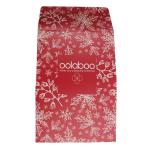 Christmas Die Cut Paper Gift Bags Offset Printing Surface Handling