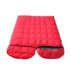 Red Waterproof Sleeping Bag , Outdoor Inflatable Sleeping Bag For Hiking