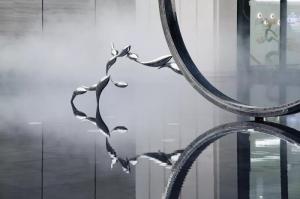Wholesale Public Modern Fish Metal Art Sculptures Stainless Steel Decorative Customized from china suppliers