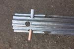 275G Zinc Coated Garden Trellis Posts Used In Wine Growing 60x40mm Size