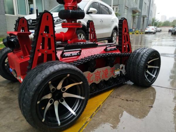 Fire fighting robot can replace the fire and rescue personnel into the flammable