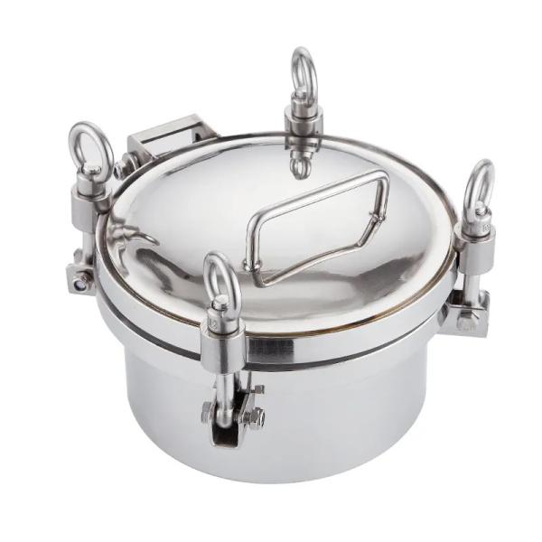 Female Thread Pressure Cast Frp Round Manhole Cover Stainless Steel for