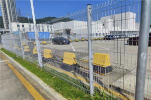 Wholesale 4mm Powder Coated Welded Mesh Fencing &amp; Fence Post Gates For Oil Fields Security from china suppliers