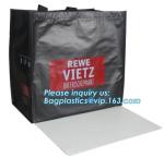 Printed Cotton Casual Tote Canvas Non Woven Bag, Heat seal reusable bag/