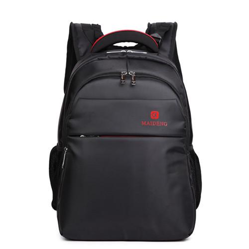 Rich Compartment Business Laptop Backpack One Lining Hanging Zipper Pocket
