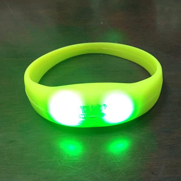 Amazing Glow Personalized Silicone Sound Motion Activated LED Light Up Bracelet