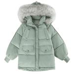 Wholesale Customize Thick Trendy Puffer Women′s Down Coat Winter Solid Long