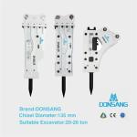 HB20G Excavator Hydraulic Breaker For SOOSAN 135mm Chisel Hydraulic Crusher Rock