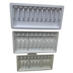 Custom PET Ampoule Tray Water Injection Bottle Fixing Tray Customized Packaging