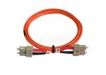 SC LC Fiber Optic Patch Cord 8 Degree OM3 Multimode Fiber Patch Cable
