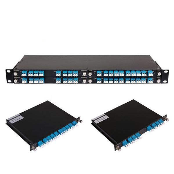 19" Rack Mount 8 Channel DWDM Mux Demux Multiplexer