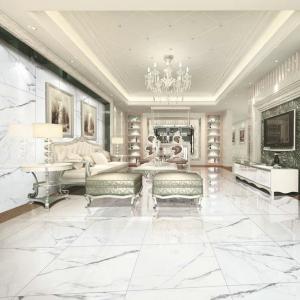 China Polished Glazed Porcelain Wall Tile / Modern Stone Kitchen Floor Tiles on sale