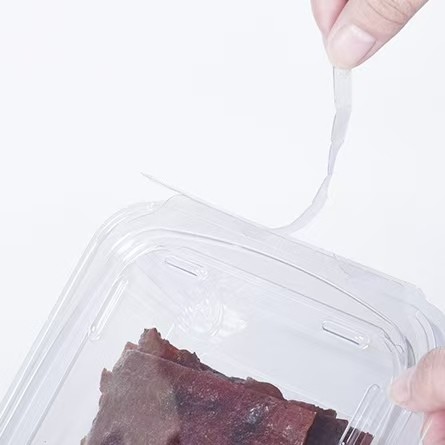 Factory disposable cooked salad fruit box clear PET nut plastic box vacuum formed dried fruit clamshell box