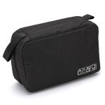 Travel 600D Polyester Fabric Toiletry Wash Bag Makeup Storage With Lining 210D
