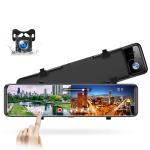 fogproof 11.26" 2.5K Dual car dVR dash cam 1080P Super Capacitor