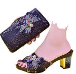Supoo Fashion Italian ladies shoes matching bags african high heel shoes for