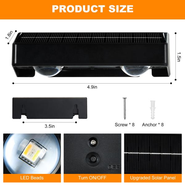 Solar Powered Outdoor Decoration Lights with 600MAH Battery Capacity and Color