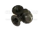 DN60 x H 30mm High Tear Resistance Black Buna-N NBR Rubber End Caps for Air