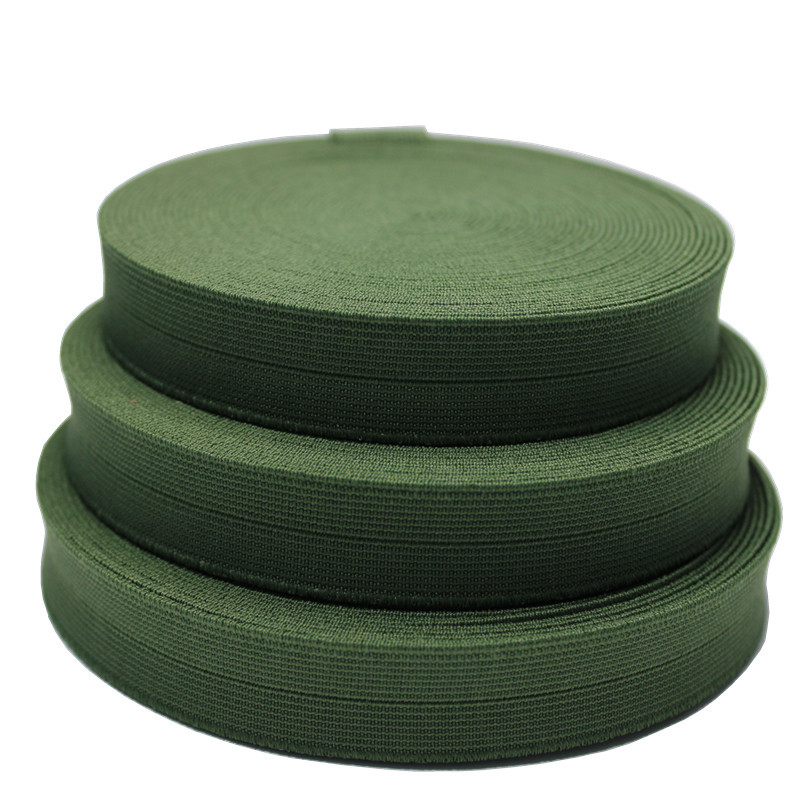 Custom 3/4 Inch Woven Thick Binding FOE Stretch Webbing Fold Over Elastic