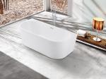 White Acrylic Free Standing Bathtub Simple Bath SP1838 1700×790×580mm