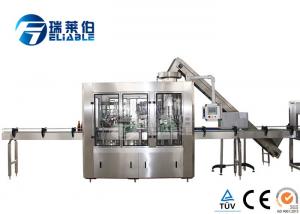 China Fully Auto Glass Bottle Filling Machine , Soda Water Small Bottling Machine on sale