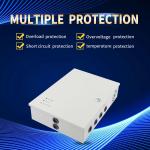UPS Battery Backup 12V30A 18Fused Outputs UPS Power Supply with 12V7ah Battery