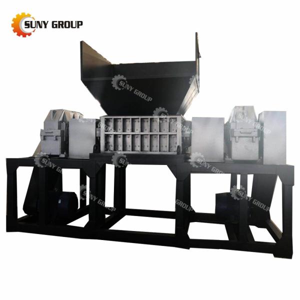 800-5000kg/h Capacity Double Shaft Shredder for Industrial Metal Waste Car Wood