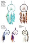 Best selling Indian style pink Feather Dreamcatcher car Dream Catcher Wind Chime