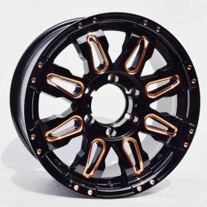 Wholesale Heavy Load 6x139.7 Car Aftermarket Wheels 17 Inch Rims 4x4 Milling Window With Rivets from china suppliers