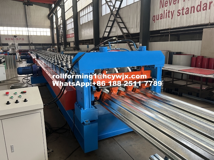 T153-40L-840 Metal Floor Deck Roll Forming Machine High Speed