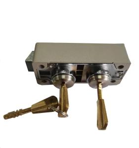 Wholesale UL Listed JZ-01 Dual Copper Key Locks For Safe Deposit Box And Cabinet from china suppliers