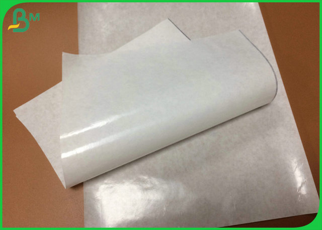  Food Grade 40gsm + 10g PE Material Coated White Kraft Paper For Hamburger Wrapping 
