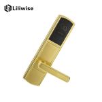 Smart Keyless Hotel Door Locks Zinc Alloy / 304 Stainless Steel 2 Ways To Unlock