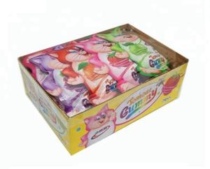 Wholesale Ball Shape Chewing Gummy Sweets Red Color Fruit Flavored Packed In Cat Pattern Bag from china suppliers