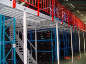 Wholesale Industrial Warehouse Multi Tier Mezzanine Rack / Metal Storage Shelves from china suppliers