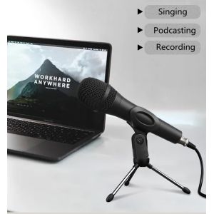 20mm*166mm Youtube Podcasting Microphone Condenser Mic For Vocals
