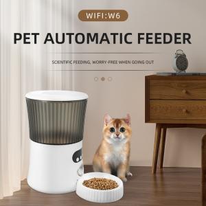 China Glomarket Smart Tuya Pet Automatic Feeder Wifi 6L Dog Cat Food App Remote Control with Camera Pet Automatic Feeder on sale