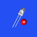 Flashing LED 5mm 0.5Hz 1/2 Duty Cycle Red Color 620nm 1500mcd Clear Lens Dip